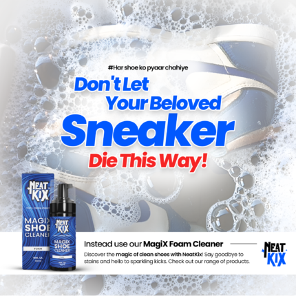 Neatkix shoe and sneaker cleaner